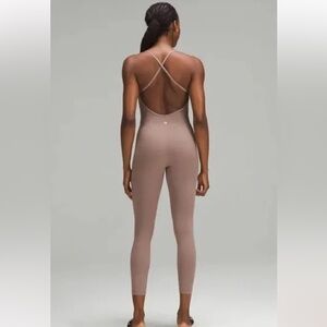 Lululemon Nulu Align Criss Cross-Back Bodysuit 25" Espresso 8
